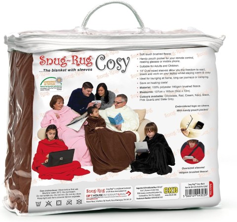 Snug Rug Cosy Blanket With Sleeves