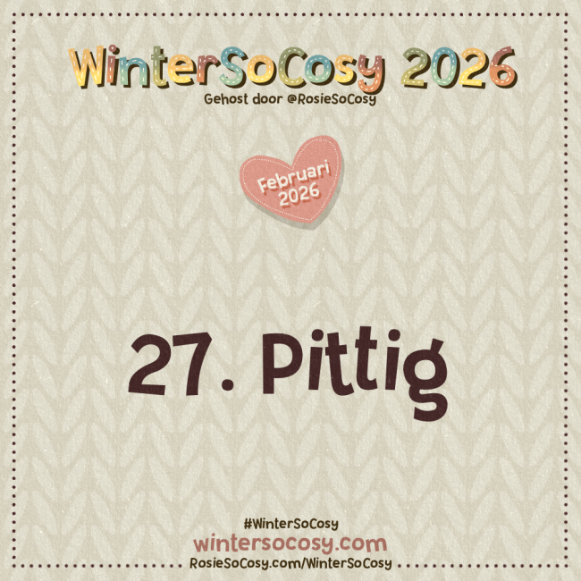WinterSoCosy 2026 Februari Dag 27: Pittig