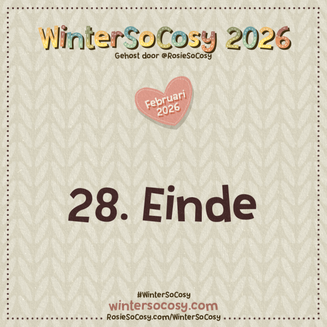 WinterSoCosy 2026 Februari Dag 28: Einde