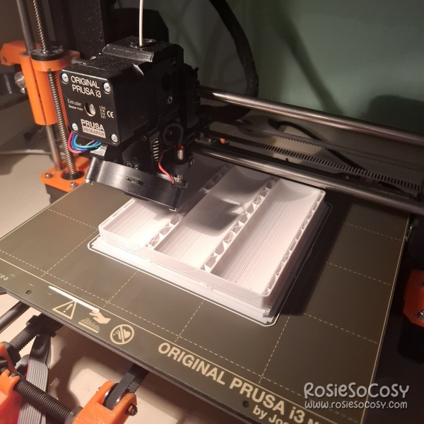 Printing a washi bin for the gridfinity system