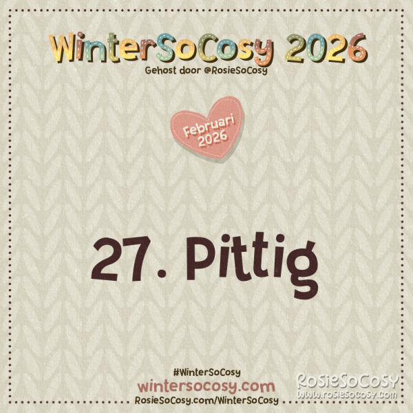 WinterSoCosy 2026 Februari Dag 27: Pittig
