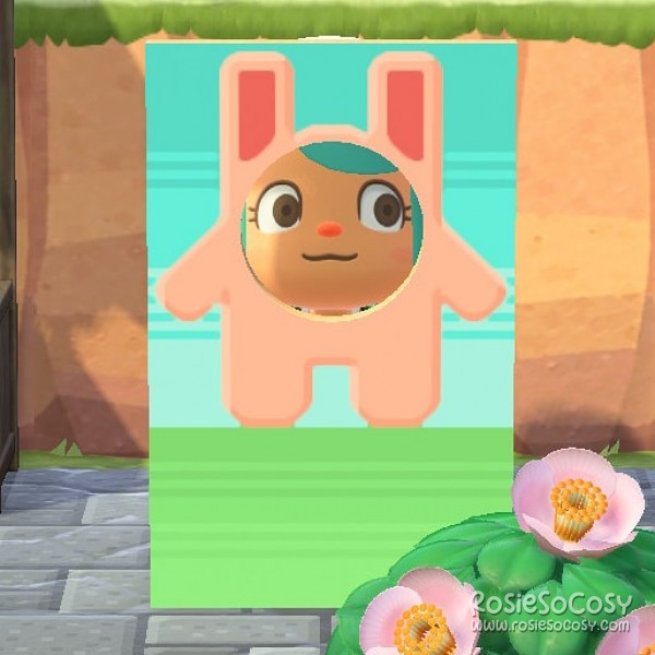 Animal Crossing New Horizons ACNH Freezer Bunny Cutout